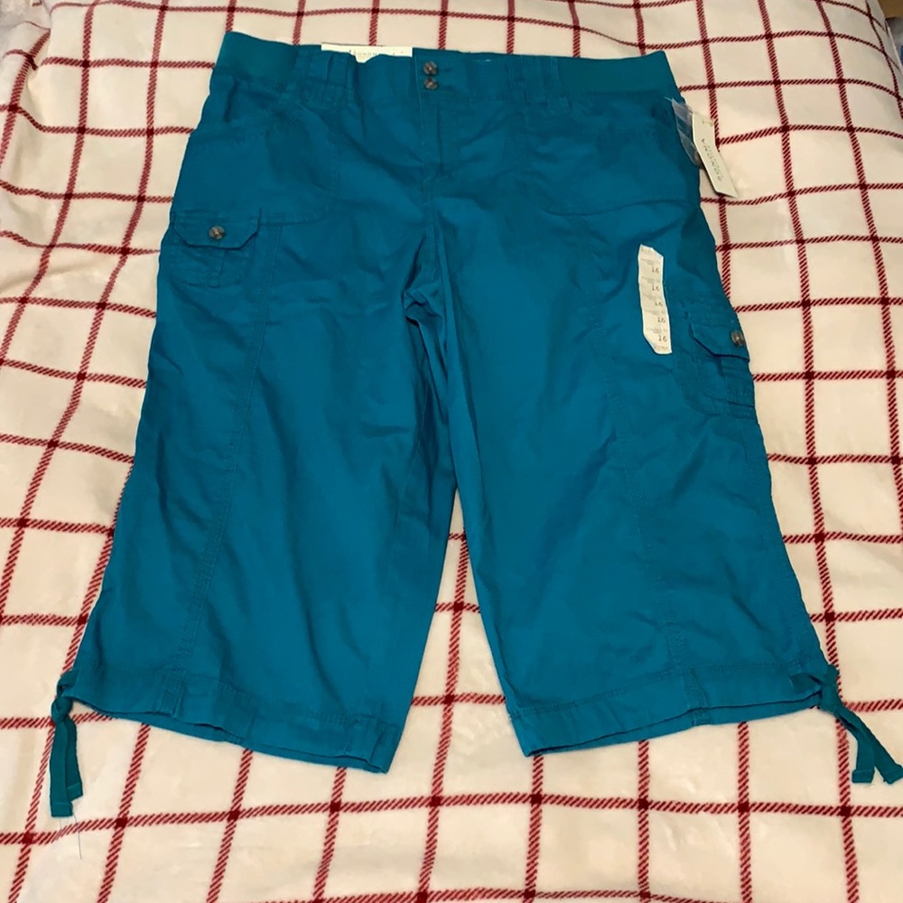 Sonoma Capri teal pants
